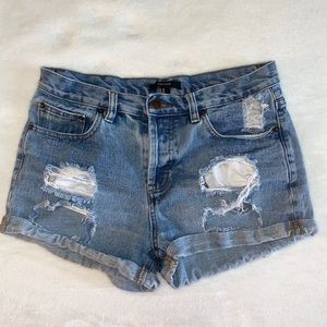 High Waisted Jean Shorts
